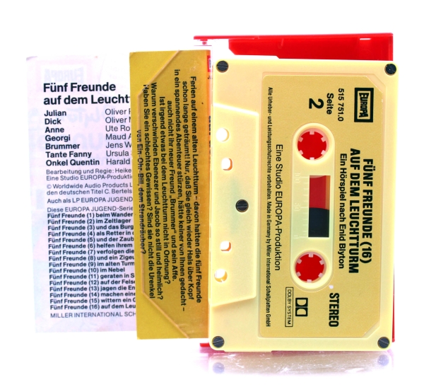Fünf Freunde MC Hörspielkassette Nr. 16: Fünf Freunde auf dem Leuchtturm von Europa